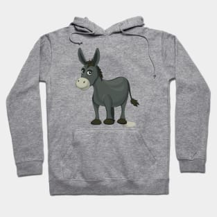 Cute Donkey Drawing Hoodie